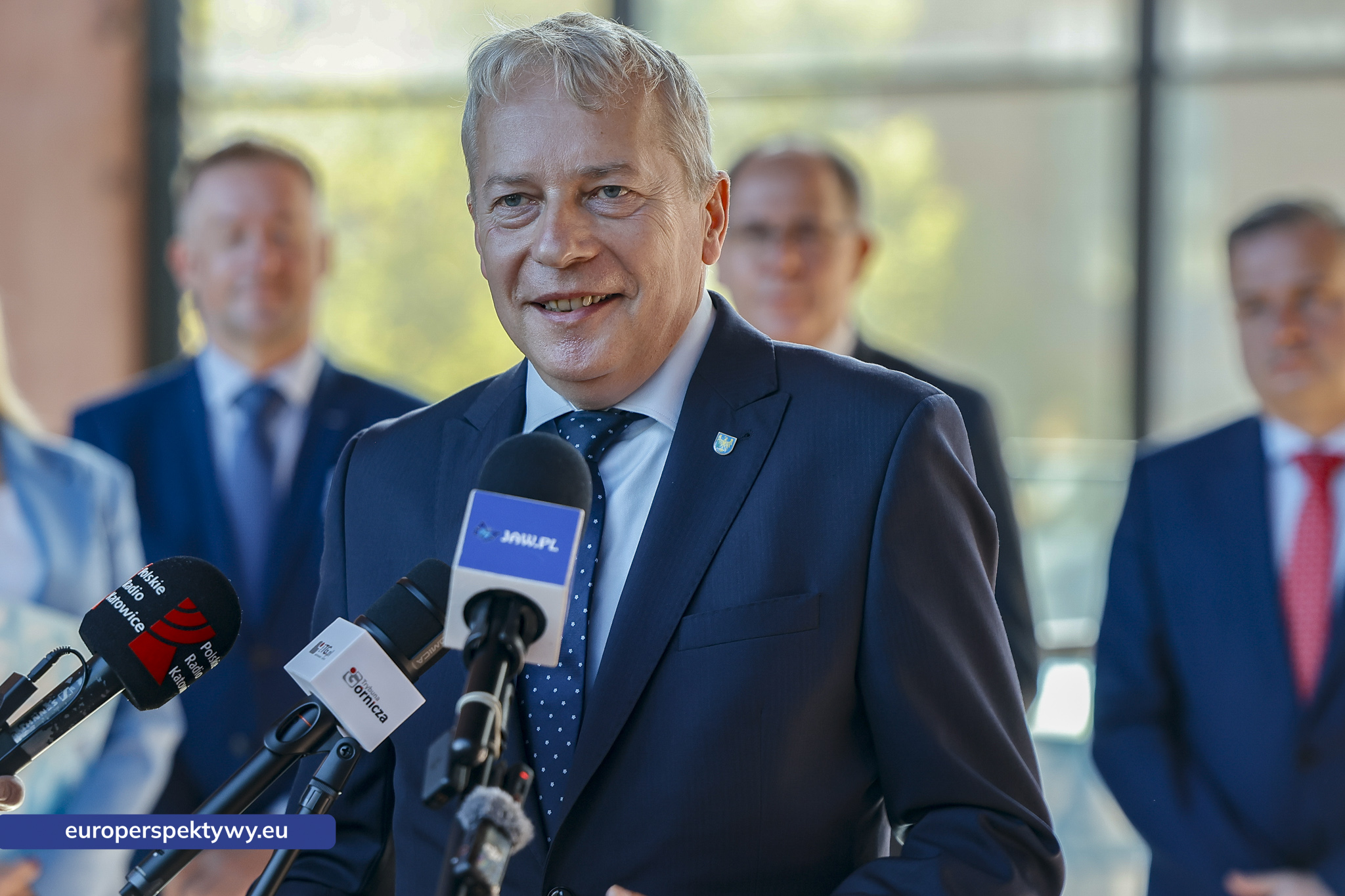 Wojciech Saługa, marszałek województwa śląskiego podczas konferencji KSSE w Akademii Muzycznej w Katowicach