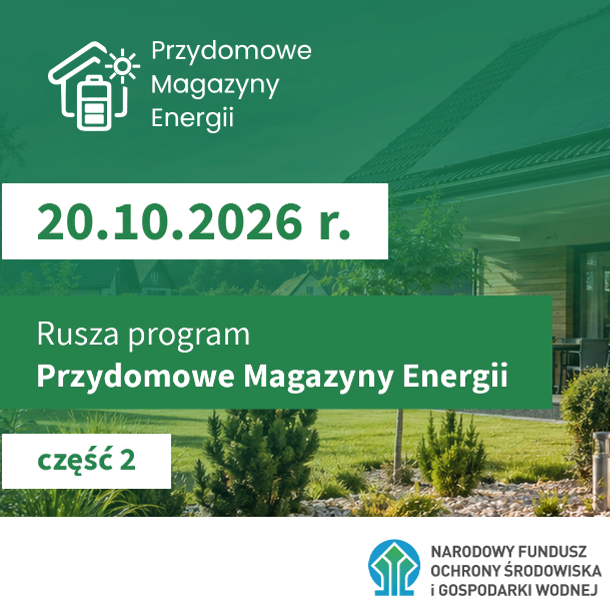 NFOŚiGW - Przydomowe magazyny energii
