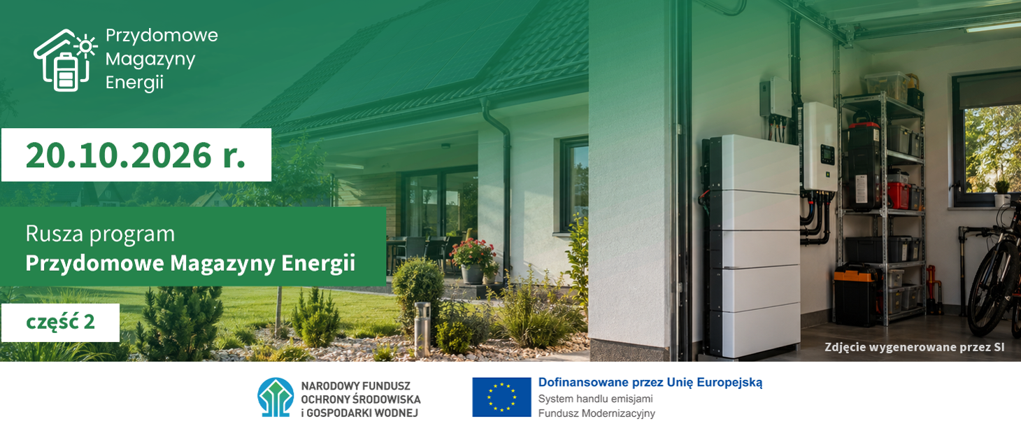 NFOŚiGW - Przydomowe magazyny energii