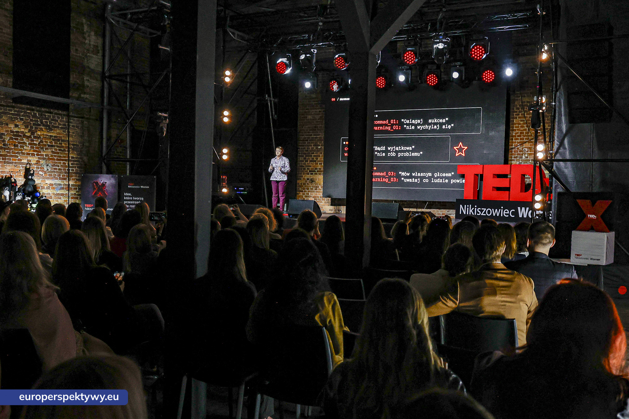 TEDxNikiszowiec Women 2026 Europerspektywy TEDxNikiszowiec Women. O transformacji, odwadze i szukaniu własnej drogi