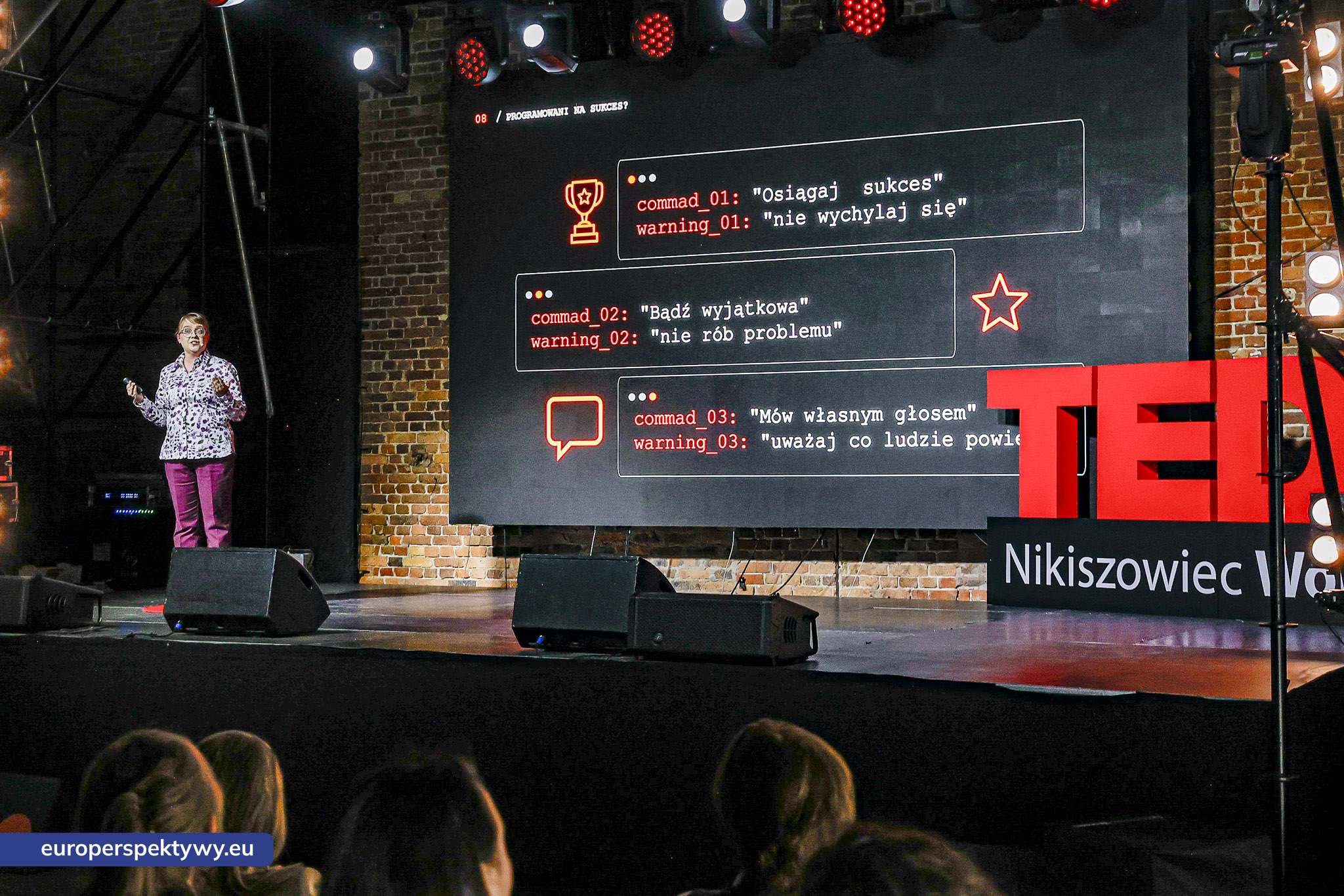 TEDxNikiszowiec Women 2026 Europerspektywy TEDxNikiszowiec Women. O transformacji, odwadze i szukaniu własnej drogi