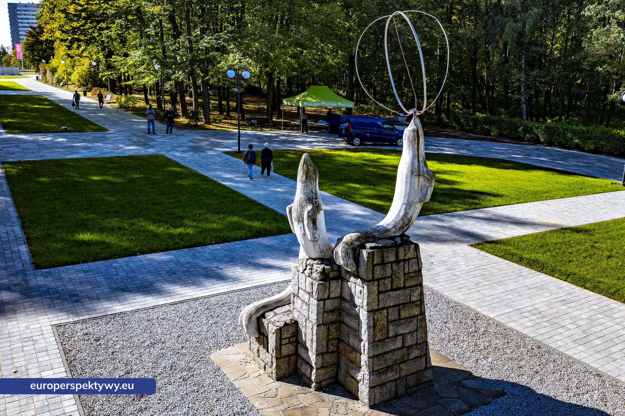 Tauron Park Śląski Aleja Żyrafy po modernizacji otwarta