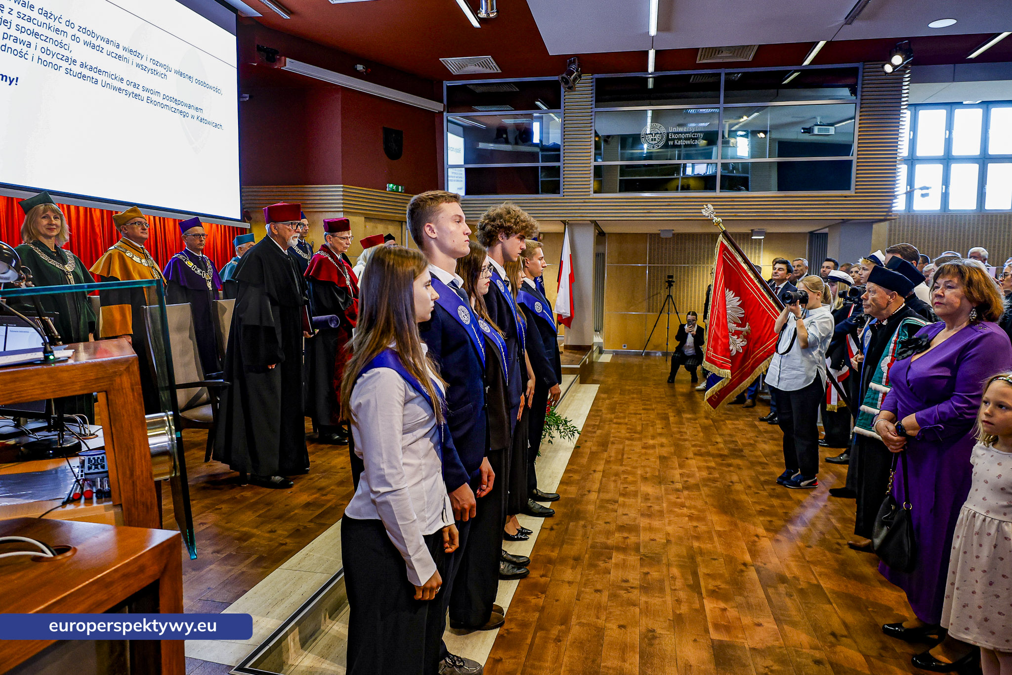 Uniwersytet Ekonomiczny Inauguracja Roku Akademickiego 2026-2027-107 Europerspektywy Uniwersytet Ekonomiczny w Katowicach rozpoczyna 90. rok działalności