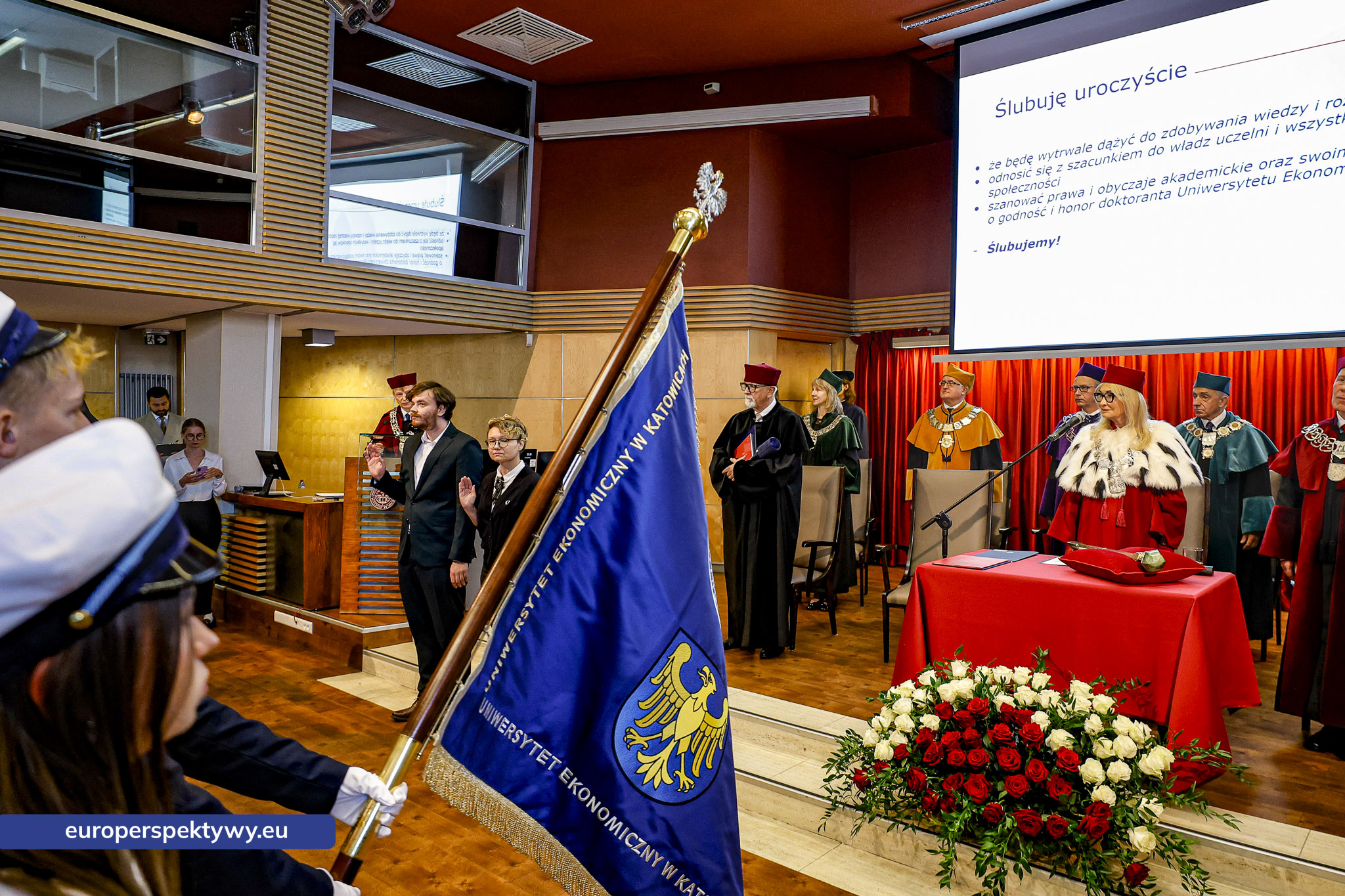 Uniwersytet Ekonomiczny Inauguracja Roku Akademickiego 2026-2027-115 Europerspektywy Uniwersytet Ekonomiczny w Katowicach rozpoczyna 90. rok działalności