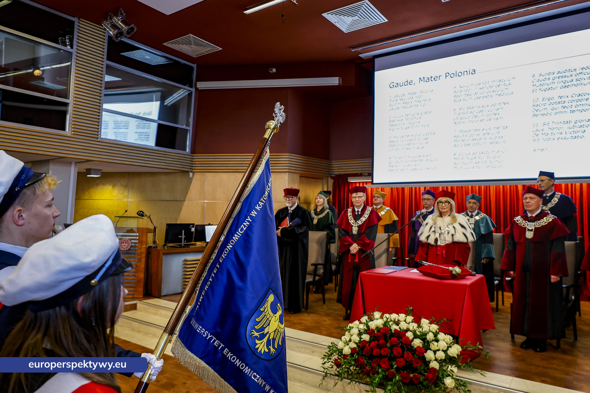 Uniwersytet Ekonomiczny Inauguracja Roku Akademickiego 2026-2027-119 Europerspektywy Uniwersytet Ekonomiczny w Katowicach rozpoczyna 90. rok działalności