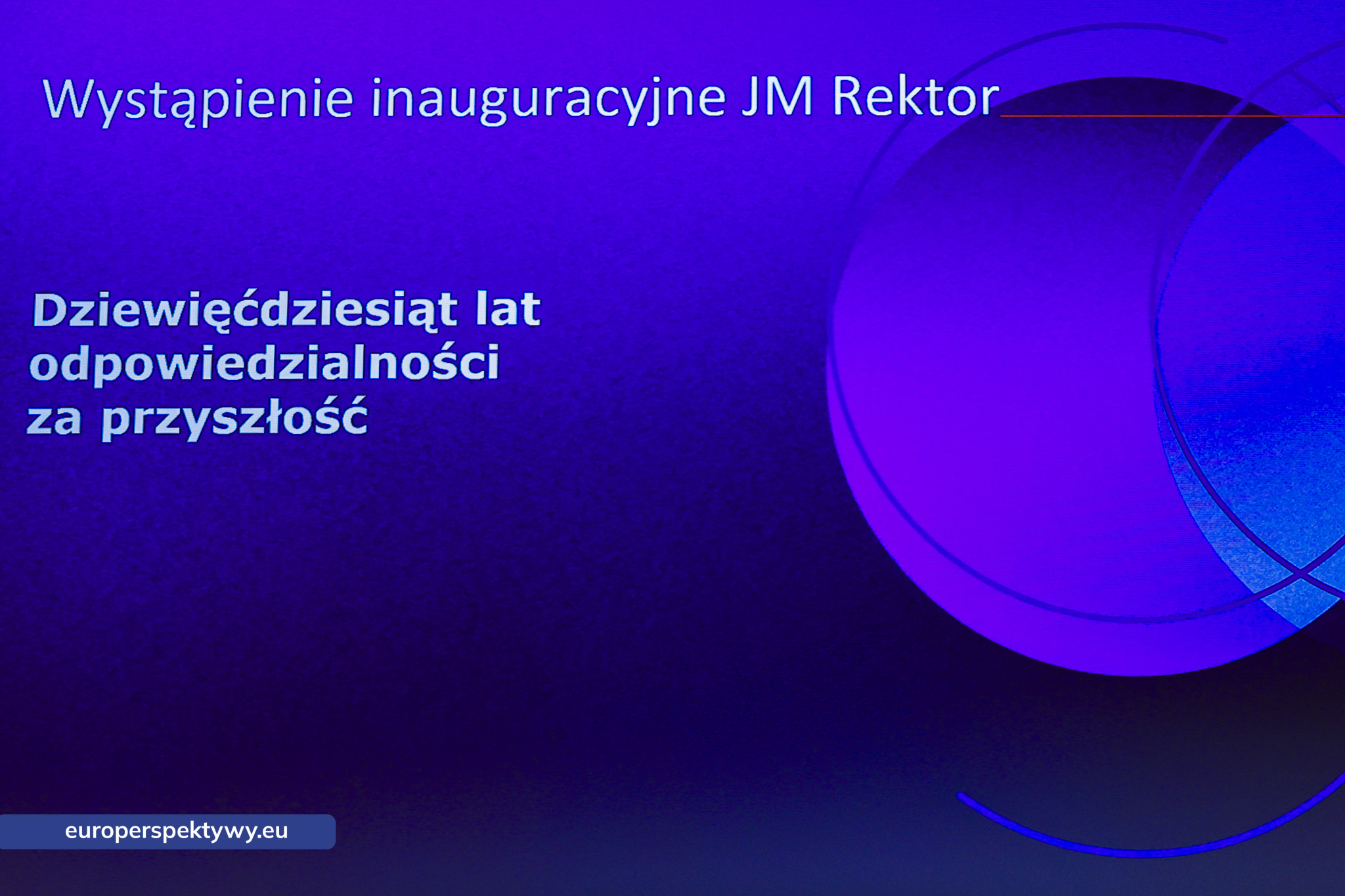 Uniwersytet Ekonomiczny Inauguracja Roku Akademickiego 2026-2027-22 Europerspektywy Uniwersytet Ekonomiczny w Katowicach rozpoczyna 90. rok działalności