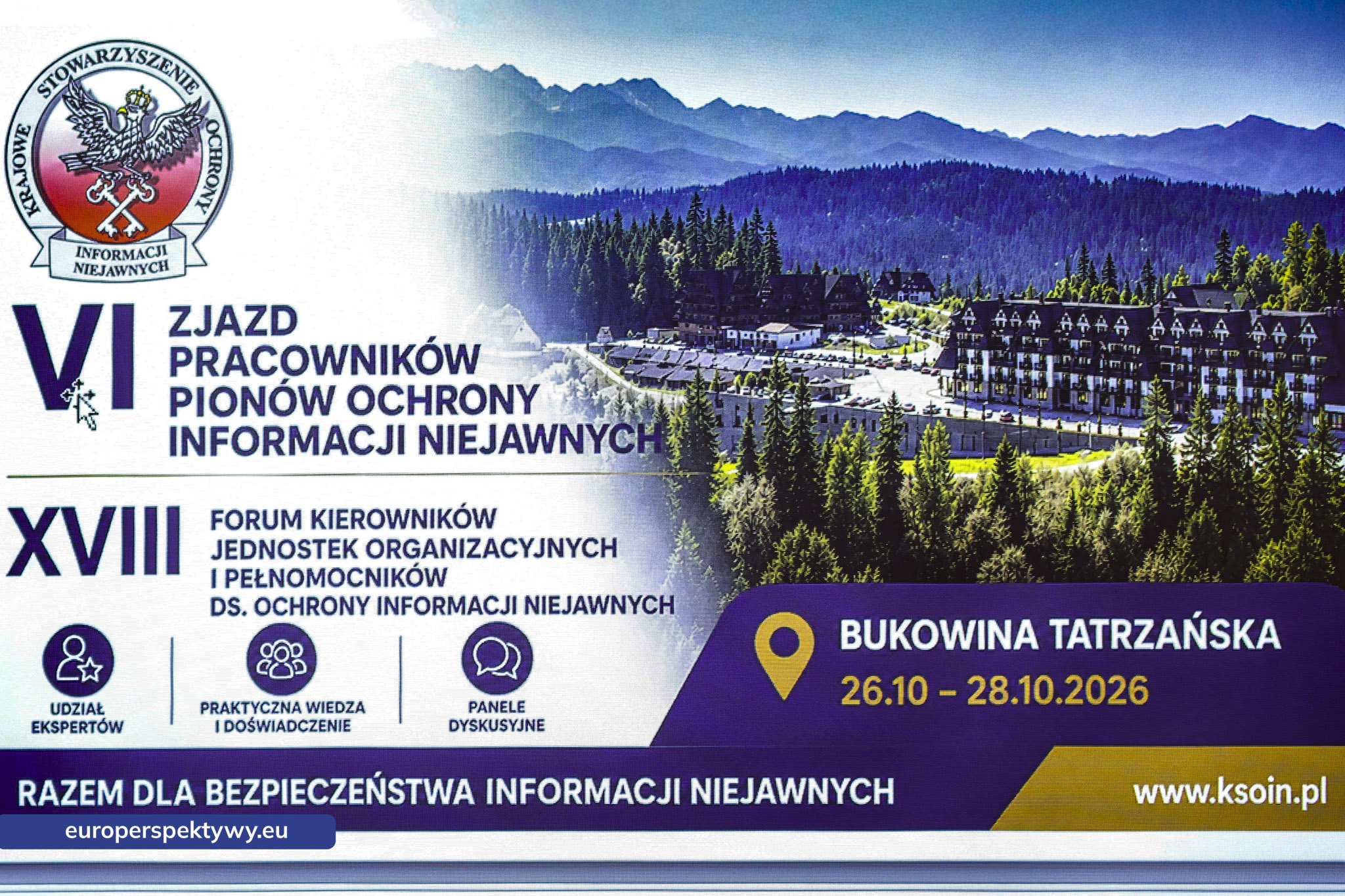 KSOIN - VI Zjazd -XVIII Forum Kierowników Jednostek Organizacyjnych i Pełnomocników do spraw Ochrony Informacji Niejawnych 2026