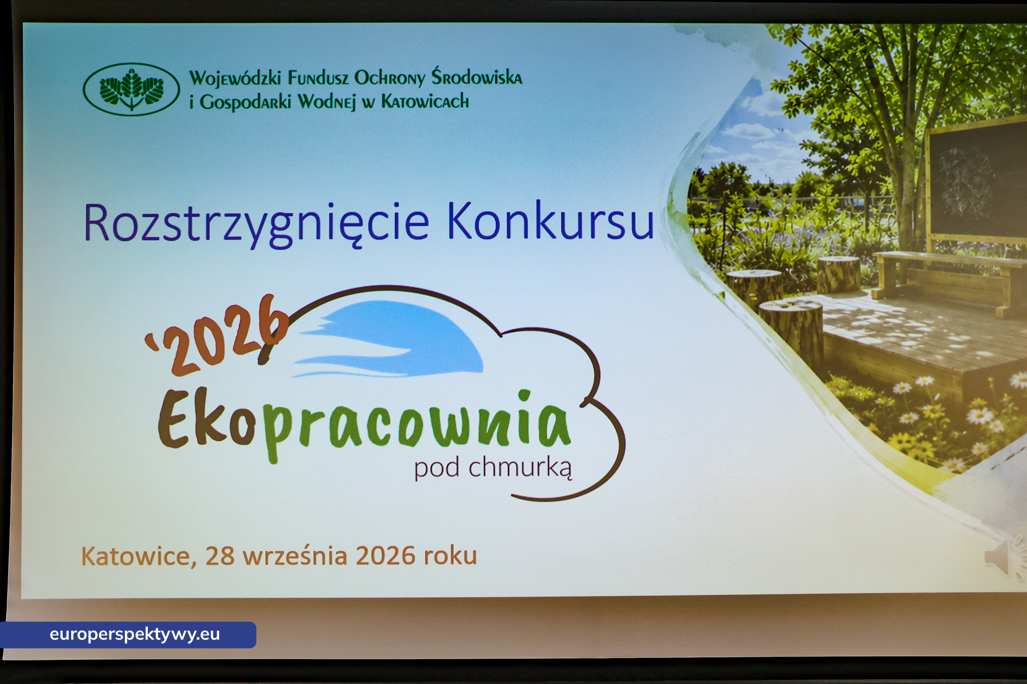 Europerspektywy WFOŚiGW rozstrzygnął konkurs „Ekopracownia pod chmurką 2026”. 95 nowych przestrzeni edukacyjnych na Śląsku
